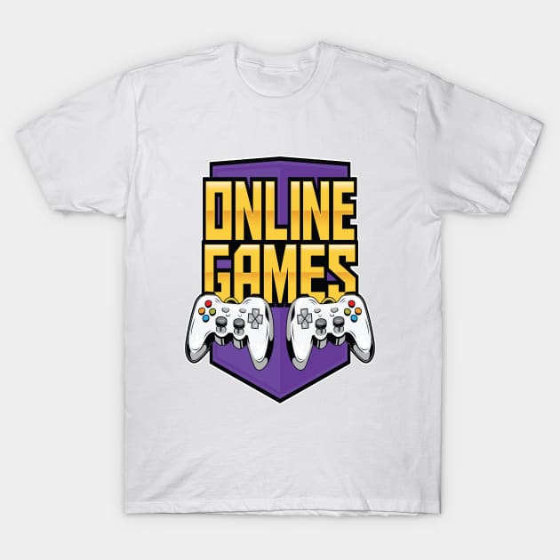 Online Games T-Shirt by ProjectX23